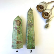 Load image into Gallery viewer, Ruby in Fuchsite Tower