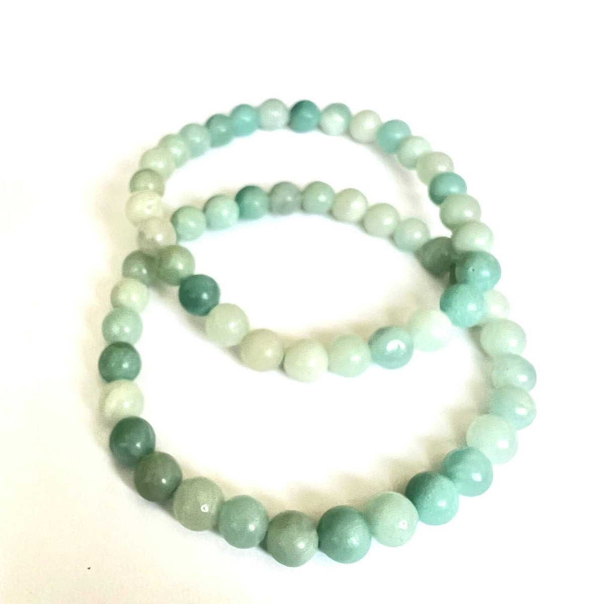 Beautifully Crafted Blue Aragonite Bracelet 6mm