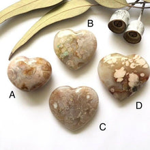Load image into Gallery viewer, Cherry Agate Hearts - Luna Lane Crystals
