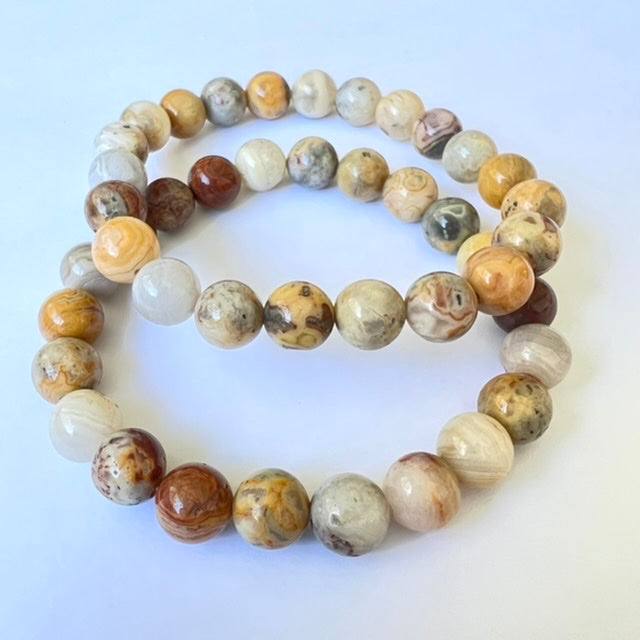 Agate store bead bracelet