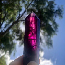 Load image into Gallery viewer, Dark Rainbow Fluorite Tower - Luna Lane Crystals