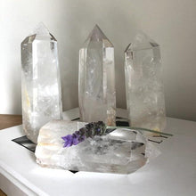 Load image into Gallery viewer, Extra Large Clear Quartz Tower - Luna Lane Crystals
