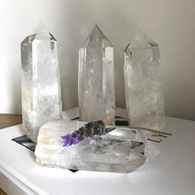 Load image into Gallery viewer, Extra Large Clear Quartz Tower - Luna Lane Crystals