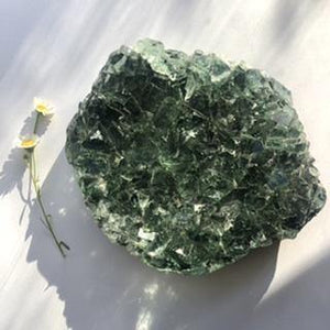 Green Fluorite Clusters - Luna Lane Crystals