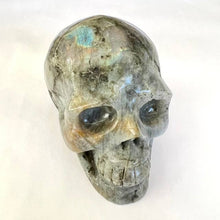 Load image into Gallery viewer, Labradorite Skull Carving - Large - Luna Lane Crystals