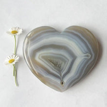 Load image into Gallery viewer, Large Agate Druzy Hearts - Luna Lane Crystals