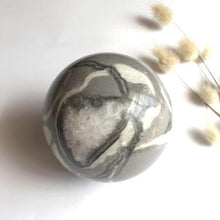 Load image into Gallery viewer, Large Shell Jasper Sphere - Luna Lane Crystals