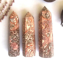 Load image into Gallery viewer, Leopard Skin Jasper Towers - Luna Lane Crystals