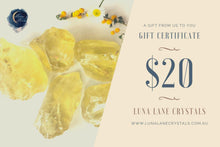 Load image into Gallery viewer, Luna Lane Crystals - Gift Voucher - Luna Lane Crystals