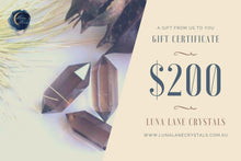 Load image into Gallery viewer, Luna Lane Crystals - Gift Voucher - Luna Lane Crystals