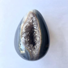 Load image into Gallery viewer, Medium Amethyst Geode Egg - Luna Lane Crystals