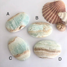 Load image into Gallery viewer, Medium Caribbean Calcite Palm Stones - Luna Lane Crystals