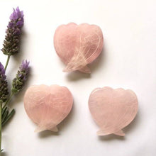 Load image into Gallery viewer, Rose Quartz Angel Wings Carving - Luna Lane Crystals