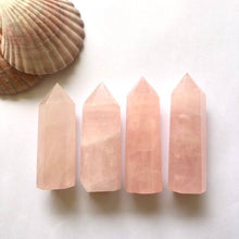 Load image into Gallery viewer, Rose Quartz Towers - Luna Lane Crystals
