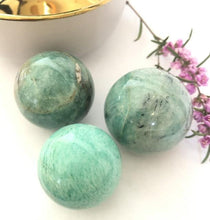Load image into Gallery viewer, Small Amazonite Sphere - Luna Lane Crystals