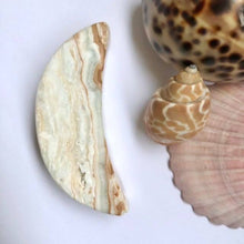 Load image into Gallery viewer, Small Caribbean Calcite Moon Carvings - Luna Lane Crystals