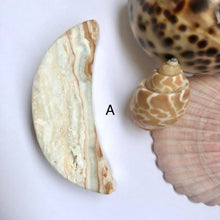 Load image into Gallery viewer, Small Caribbean Calcite Moon Carvings - Luna Lane Crystals