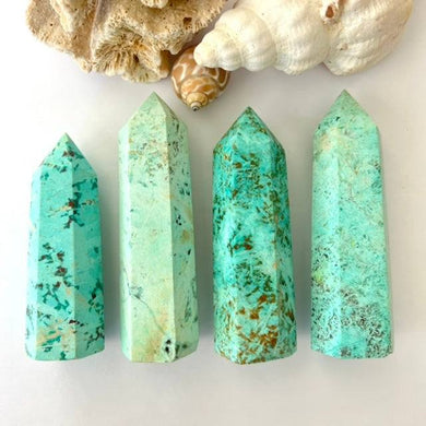 American Turquoise Towers - Luna Lane Crystals