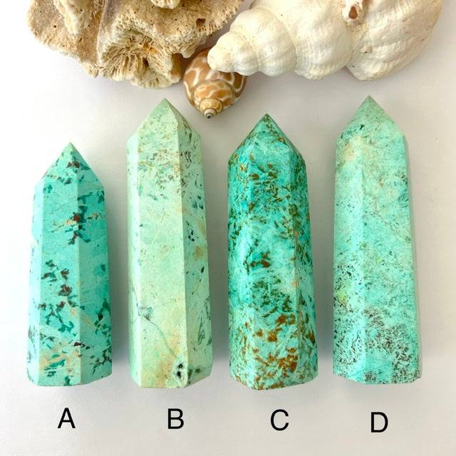 Stunning Hand Crafted Polished American Turquoise Towers