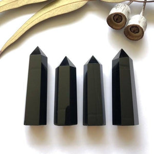 Black Obsidian Towers - Luna Lane Crystals