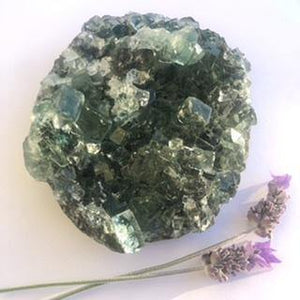 Green Fluorite Clusters - Luna Lane Crystals