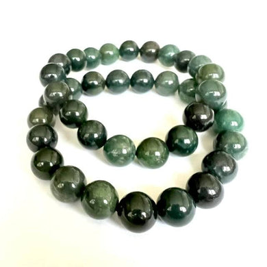 Green Moss Agate Bracelet - 10mm - Luna Lane Crystals