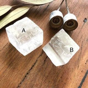Iceland Spar Calcite Rhombus - Luna Lane Crystals