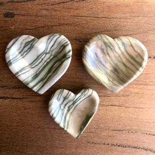 Jasper Heart Shaped Bowls - Luna Lane Crystals