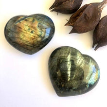 Load image into Gallery viewer, Labradorite Hearts - Luna Lane Crystals
