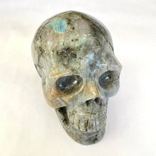 Load image into Gallery viewer, Labradorite Skull Carving - Large - Luna Lane Crystals
