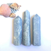 Load image into Gallery viewer, Large Blue Calcite Towers - Luna Lane Crystals
