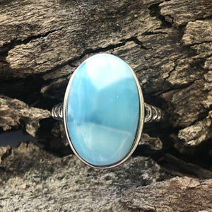 Larimar Ring - Luna Lane Crystals