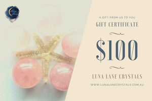 Luna Lane Crystals - Gift Voucher - Luna Lane Crystals
