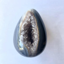 Load image into Gallery viewer, Medium Amethyst Geode Egg - Luna Lane Crystals
