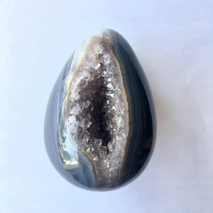 Medium Amethyst Geode Egg - Luna Lane Crystals