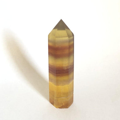 Medium Yellow Fluorite Tower - Luna Lane Crystals
