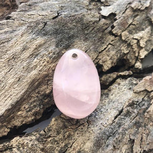 Mini Star Rose Quartz Egg - Luna Lane Crystals