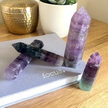Load image into Gallery viewer, Rainbow Fluorite Tower - Luna Lane Crystals

