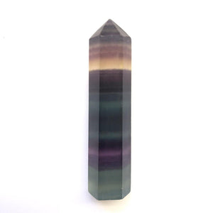 Rainbow Fluorite Tower - Luna Lane Crystals