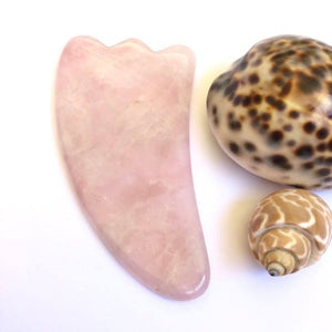 Rose Quartz Facial Sculptor (Gua Sha) - Luna Lane Crystals