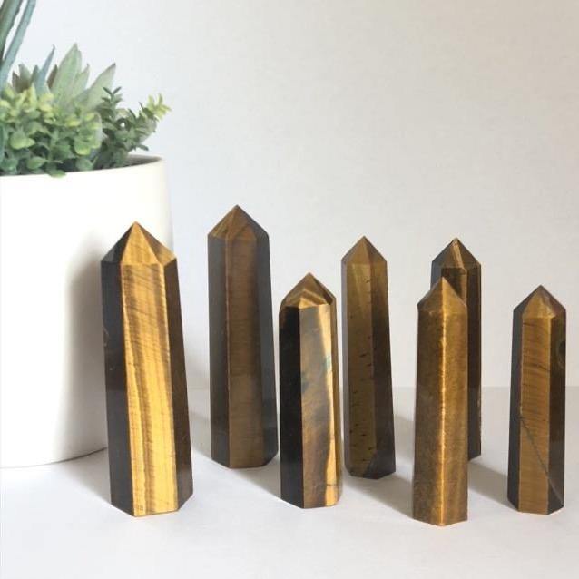 Small Tigers Eye Towers - Luna Lane Crystals