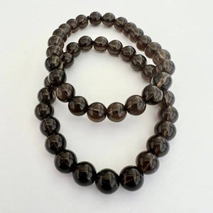 Smokey Quartz Bracelets - 8mm - Luna Lane Crystals