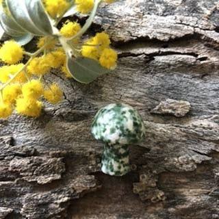 Tree Agate Mini Mushroom - Luna Lane Crystals